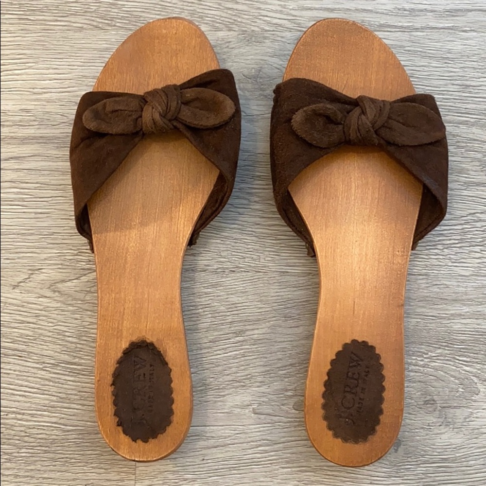 J.Crew Wooden Sandals